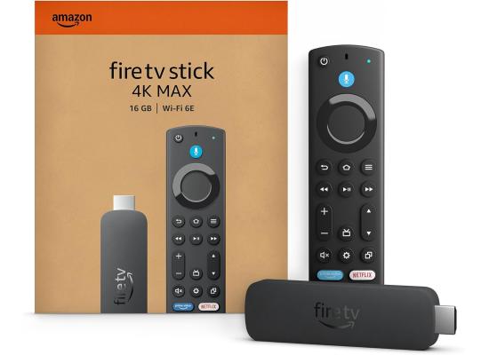 Amazon Fire TV Stick 4K Max streaming device, with AI-powered Fire TV Search, supports Wi-Fi 6E, free & live TV without cable or satellite